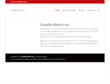 Tablet Screenshot of covielloelectricinc.com